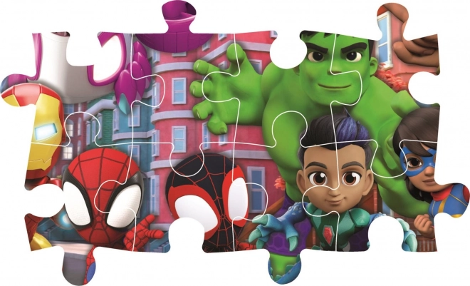 CLEMENTONI Puslespil Spidey og hans fantastiske venner MAXI 24 brikker