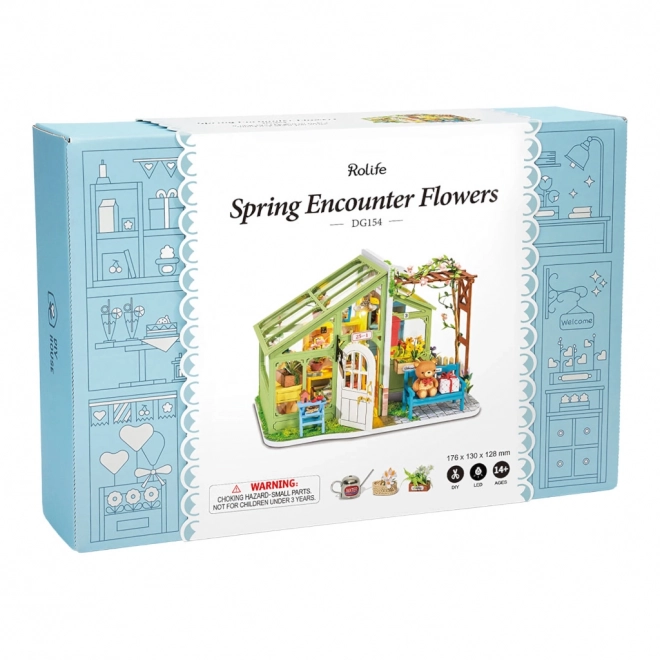 Forårsblomster - DIY Miniaturedukkehus