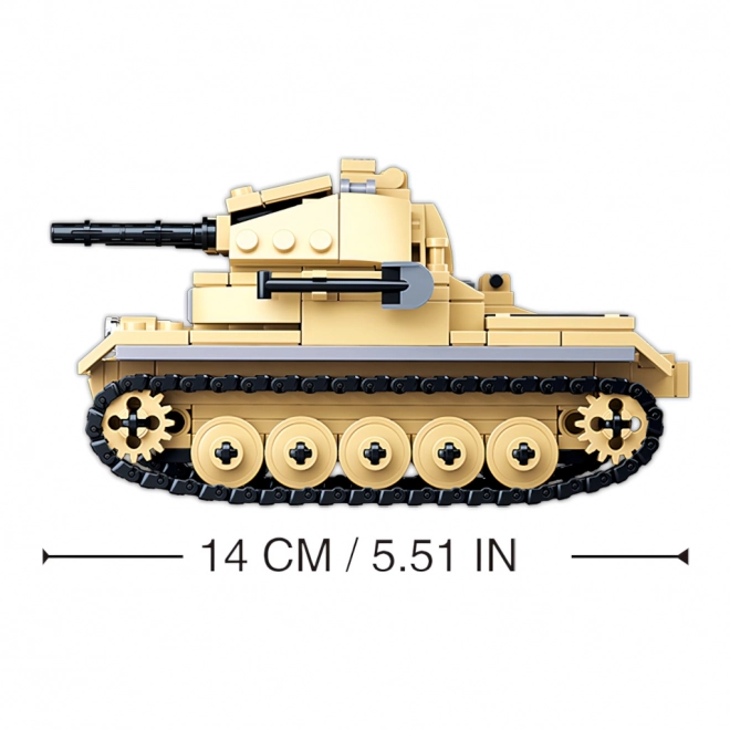 Byggesæt Sluban WWII Tysk Tank Panzer II
