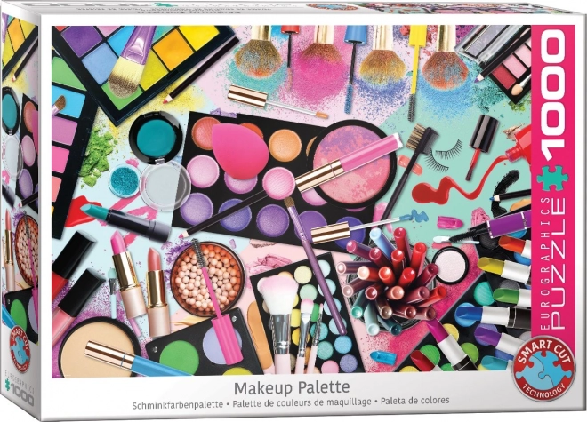 Puslespil Palet af farver: Makeup 1000 brikker