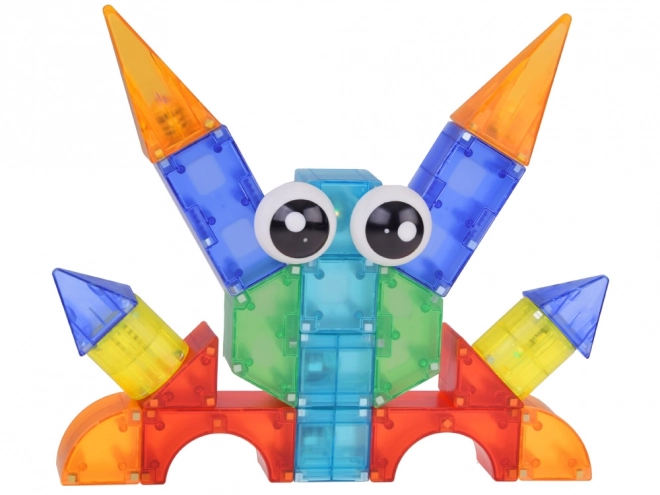 3D magnetiske blokke Lysende magnetiske blokke 64 stk ZA5240