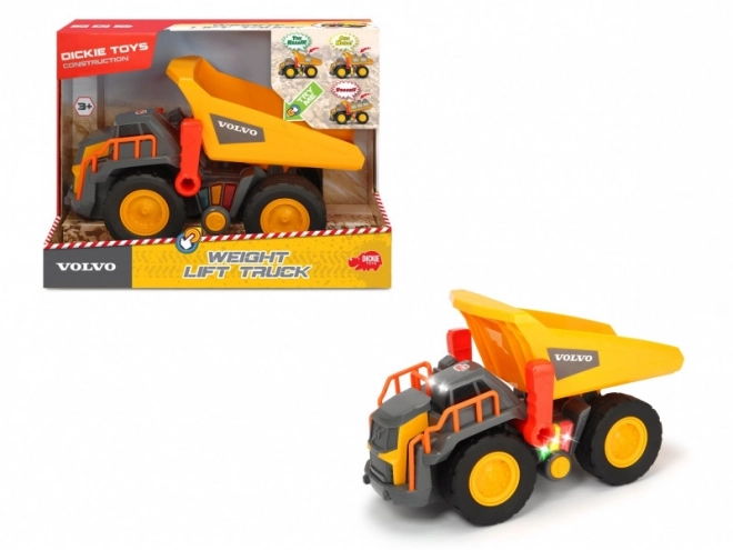 Volvo legetøjs dumper med lys og lyde