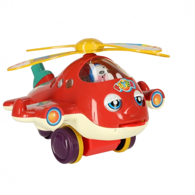 Gåvogn Fly Helikopter med Lyd