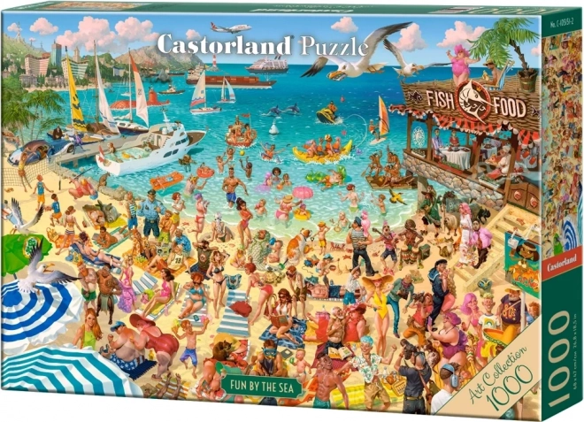 Castorland puslespil Kunstsamling: Sjov ved havet 1000 brikker