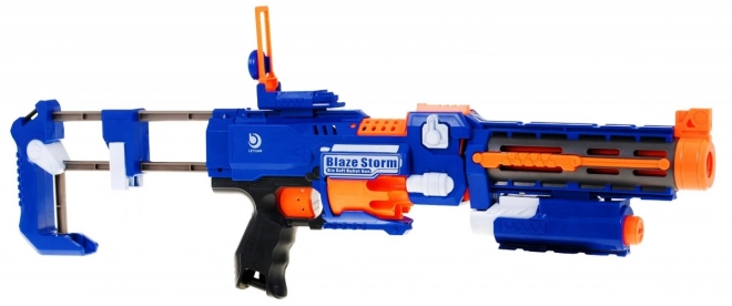 Pistol 2 i 1 til børn 8+ Blaze Storm 20 lange skumkugler + laser sigte + flaske