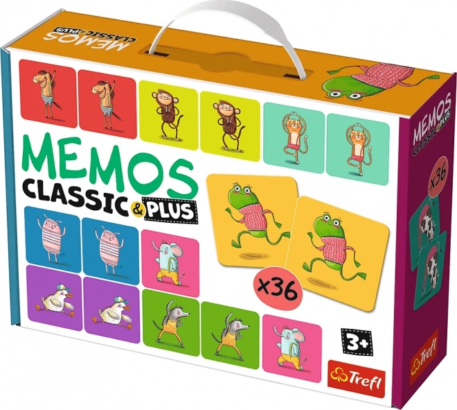 Pexeso Classic Plus Dyr i bevægelse 3-i-1