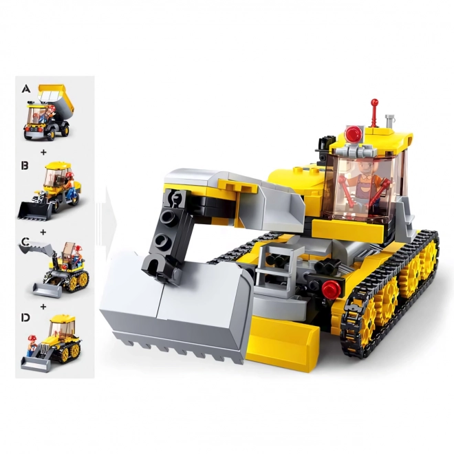 Sluban Town Byggere Lille Bulldozer
