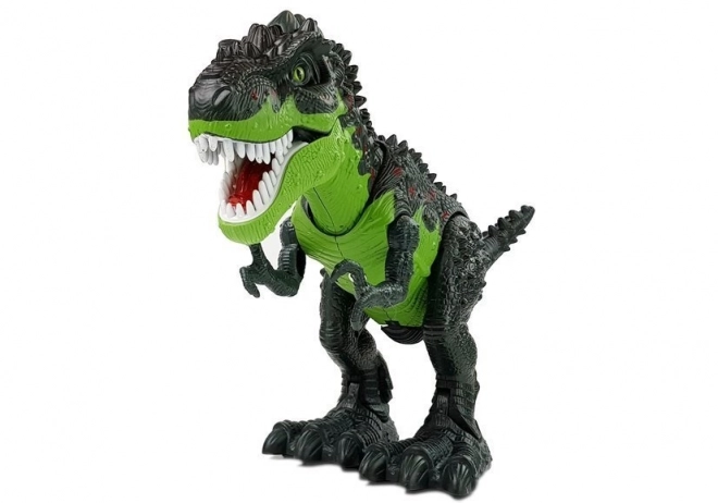 Batteri Dinosaur Æglægning Brændende ild Damp Grøn