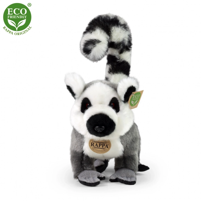 Stående plyssede lemur 28 cm MILJØVENLIG