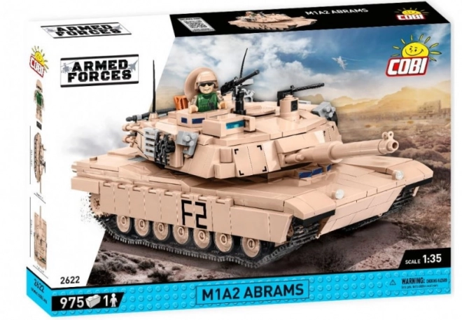 COBI 2622 Væbnede Styrker Abrams M1A2, 1:35, 982 k, 1 f