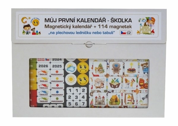 Magnetisk kalender - Børnehave 114 magneter