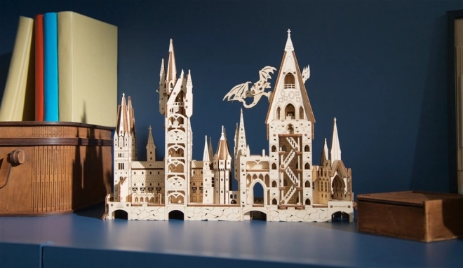Ugears 3D træmekanisk puslespil Hogwarts Slot, Harry Potter