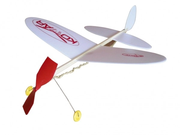 Flyvemodel Mosquito kasteplan på gummi polystyren/træ 38x31cm i pose