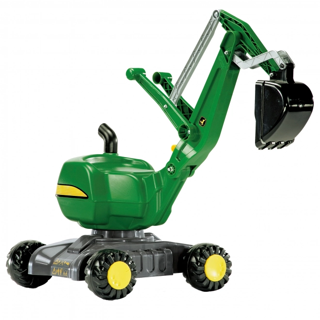 Børnegravemaskine på hjul John Deere