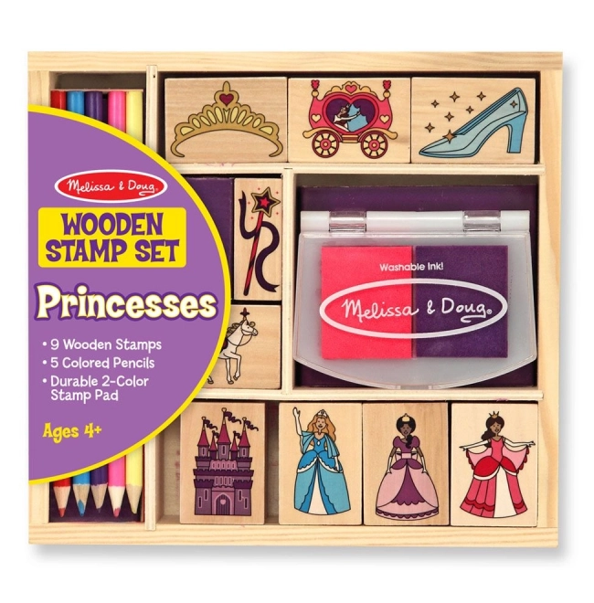 Melissa & Doug - Prinsessesæt med stempler