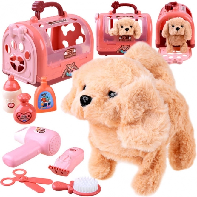 Interaktiv plysbamse i SPA-salon