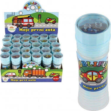 Sæbebobler Mine første biler 50 ml, 30 stk i boks