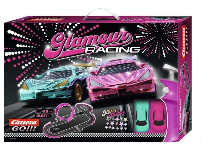 Tor Carrera GO!!! Glamour Racing med Auty Girls Power 4,9m