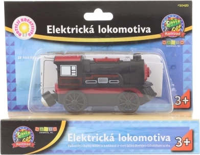 Elektrisk lokomotiv til børn – sort