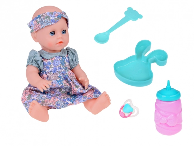 Samling af gummidukke baby
