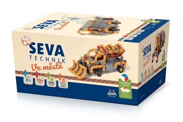 Byggesæt Seva Teknik I Byen - 956 dele