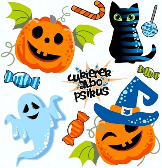 Strygemærker Halloween – lille ark