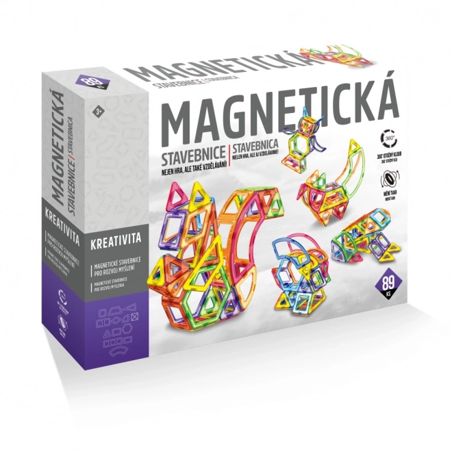 Magnetisk konstruktionssæt 89 stk