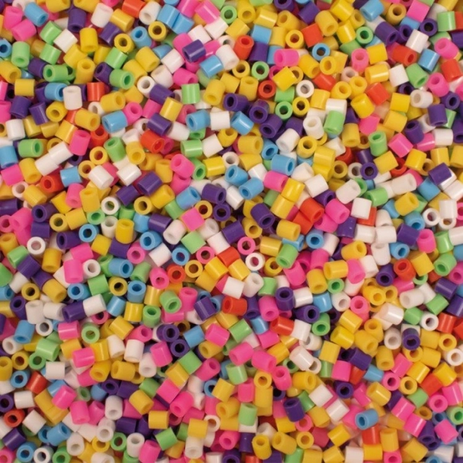 PLAYBOX Strygeperler i spand - forårsfarver 5000 stk.