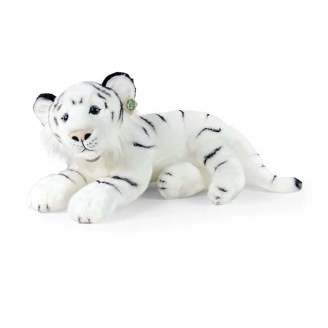 Plys tiger hvid 60 cm MILJØVENLIG