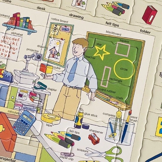 Larsen puslespil engelsk: i skolen