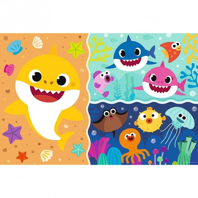 Kæmpe puslespil Baby Shark til små børn