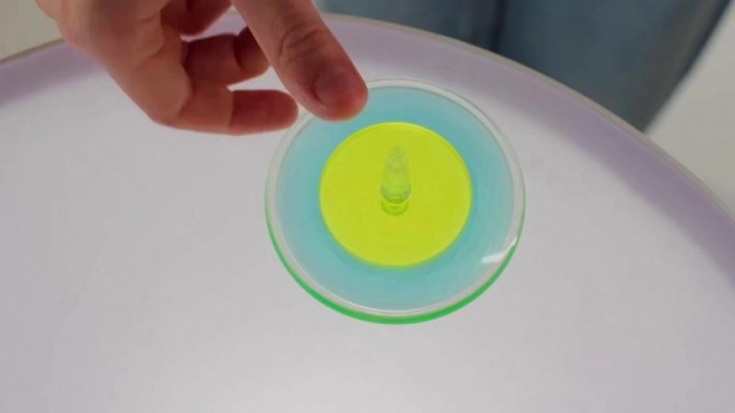 Magisk spinner med lavaeffekt