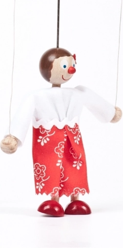 GERLICH træmarionet Maruška 12 cm