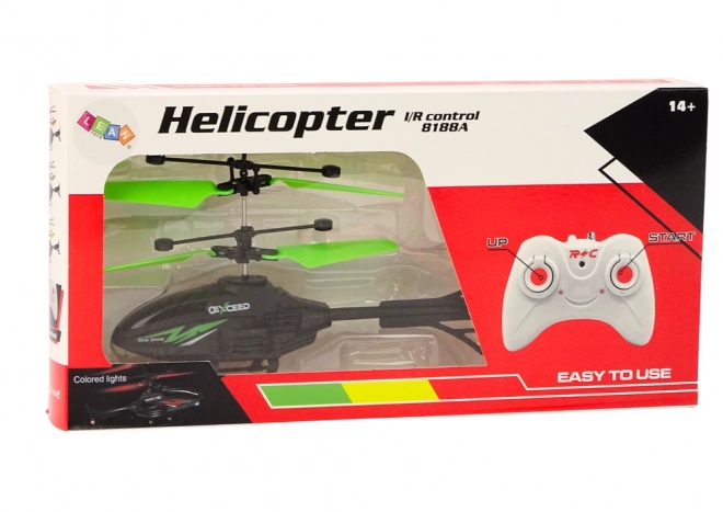 Fjernstyret RC gyro helikopter – grøn