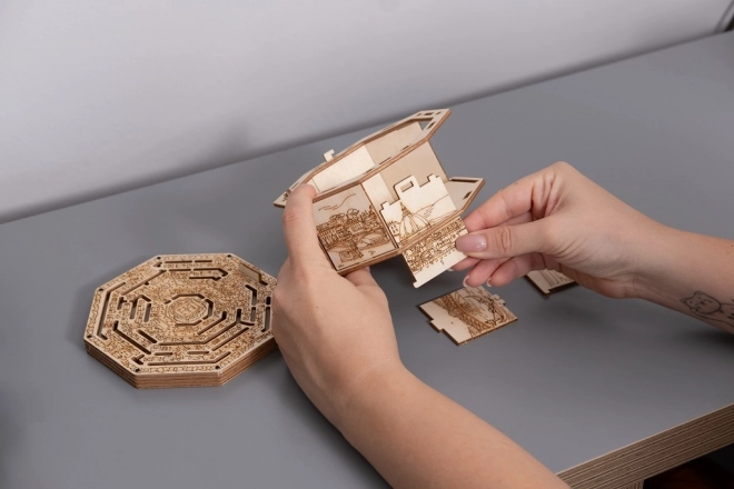 3D Træ Hovedbrudsskab Secret Maze