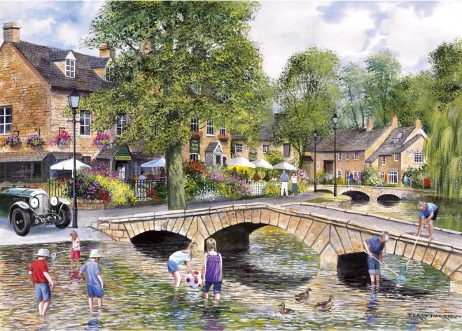 Puslespil Landsby Bourton on the Water 1000 brikker