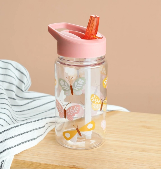 A Little Lovely Company Drikkeflaske – Sommerfugle