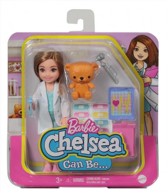 Panenka Barbie Chelsea i forskellige professioner