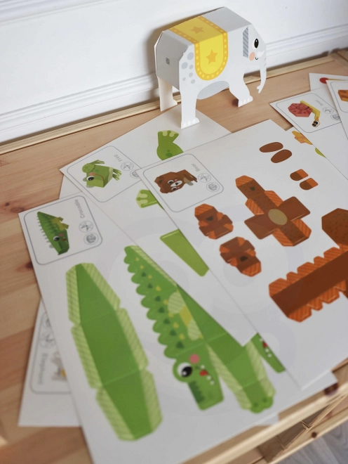Woopie art&fun kreativ sæt origami 3D dyrefigurer