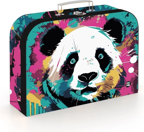 Børnekuffert laminat Panda 34 cm