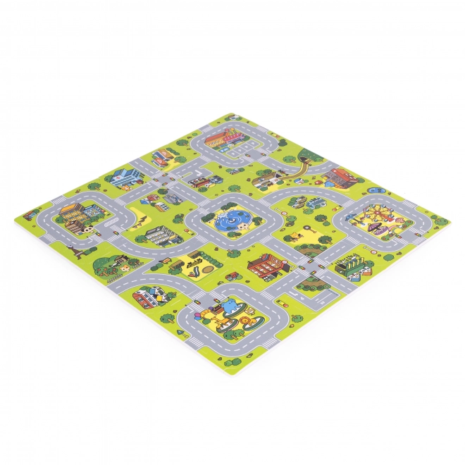 Stor EVA skummåtte til børn By 90,5x90,5 cm 21 stk ECOTOYS