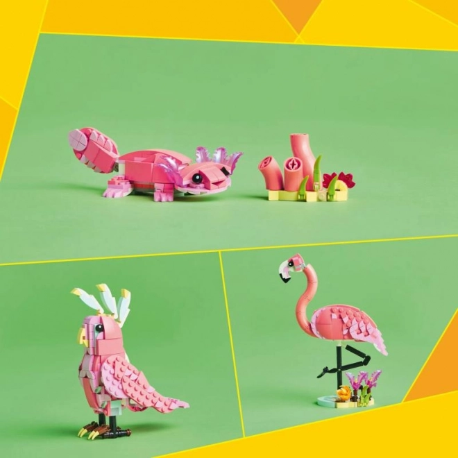 LEGO Creator 3 i 1 31170 Vilde dyr: Lyserød flamingo