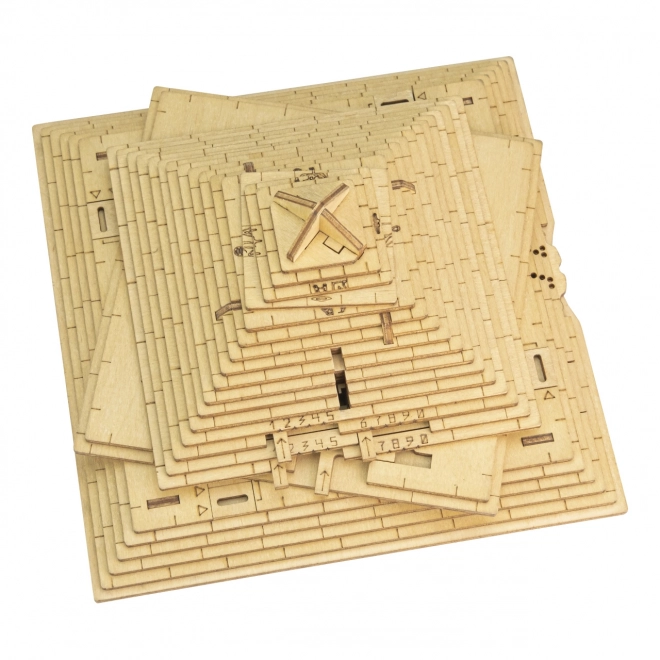 EscapeWelt 3D træ mekanisk gådespil Pyramide