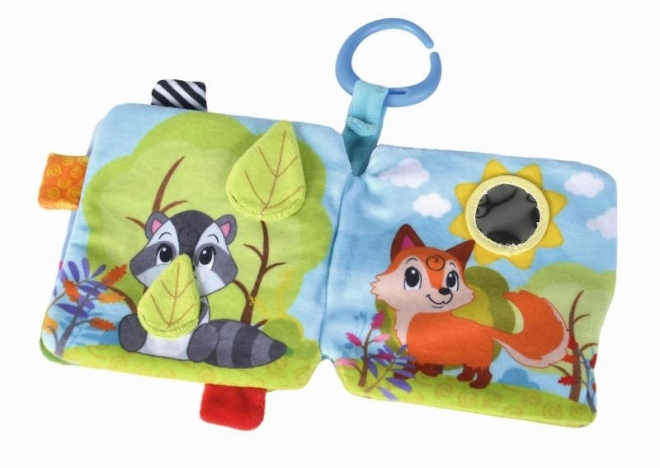 Plysbog med skovens dyr - 17 cm