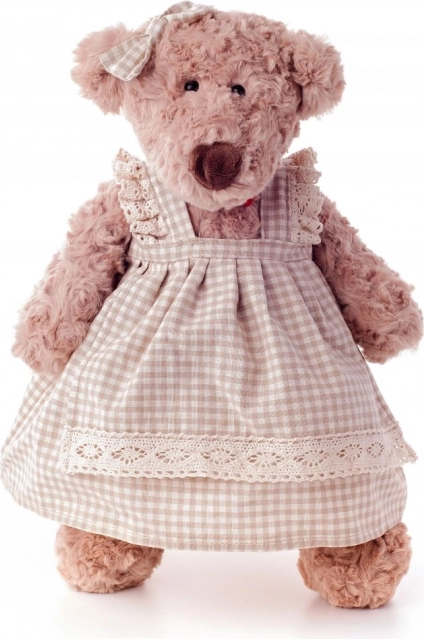 Plysset bamse Lumpinka i ternet kjole
