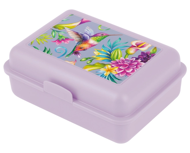 Lilla farve og motiv Kolibri