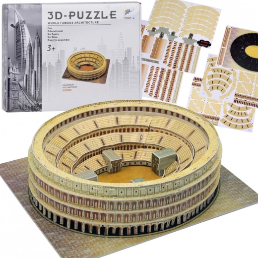 3D puslespil Romersk Colosseum 84 brikker