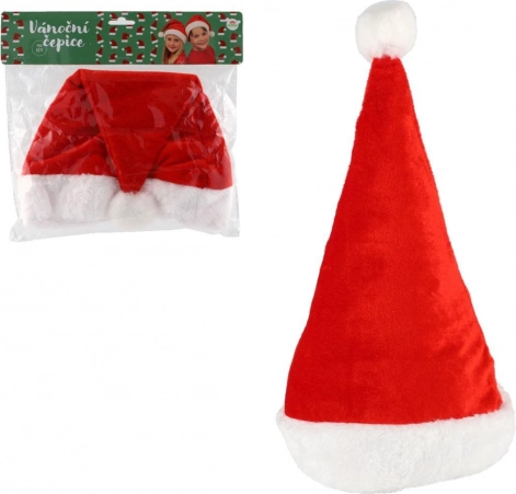 Børne juleskæg Santa af stof, diameter 25 cm