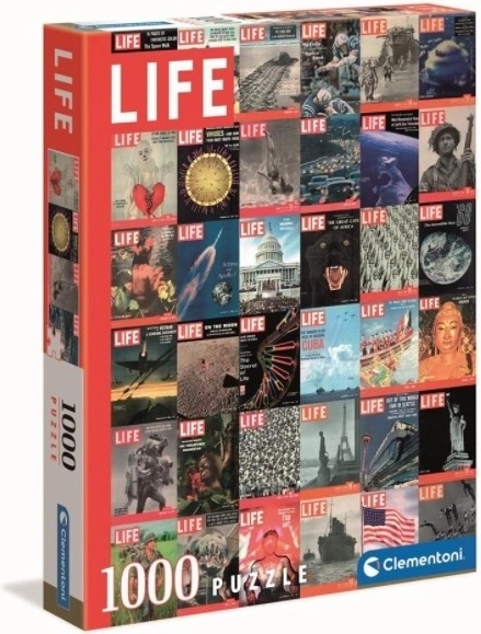 Clementoni puslespil Life: Covers 1000 brikker