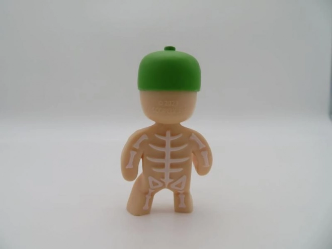 Gennemsigtig æske Stumble Guys med 3 figurer